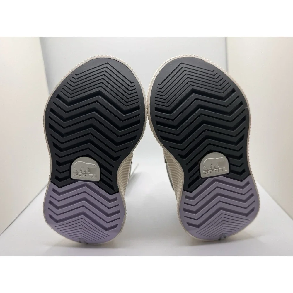 Sorel Gray Purple Child Out N About IV Strap Waterproof Boots Sz 7 Toddler - NEW